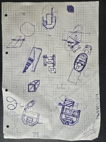 Hand-drawn design sketch 7