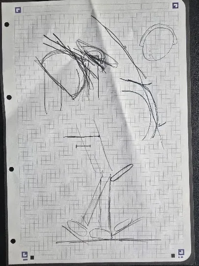 Hand-drawn design sketch 11