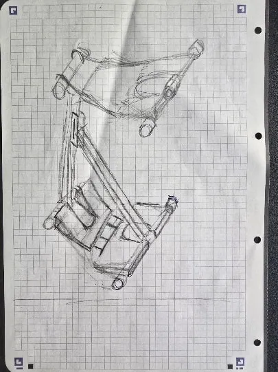Hand-drawn design sketch 12