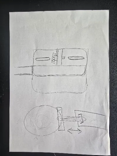 Hand-drawn design sketch 4